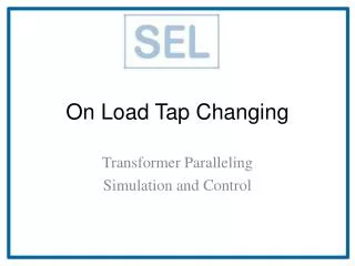 On Load Tap Changing