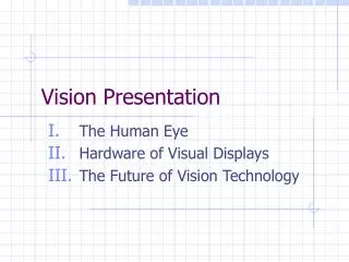 Vision Presentation