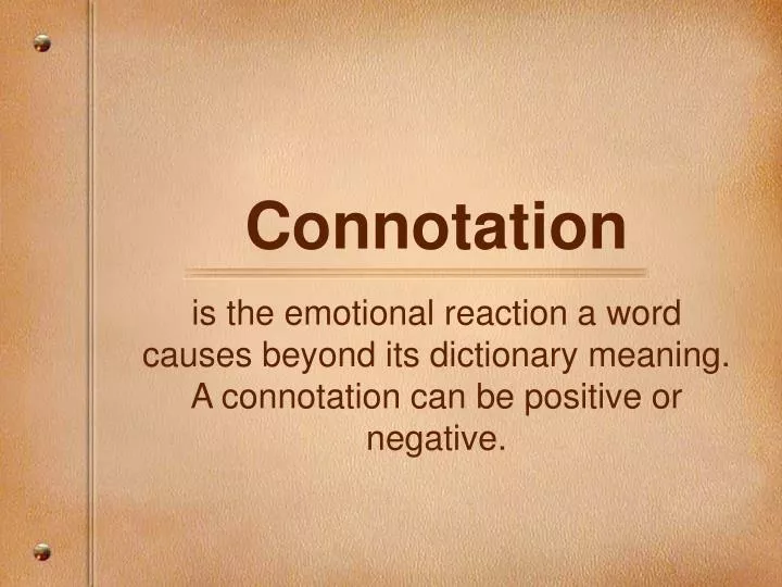 connotation