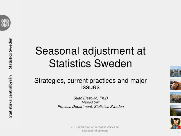 seasonal adjustment at statistics sweden