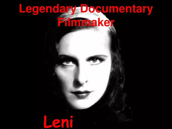 legendary documentary filmmaker