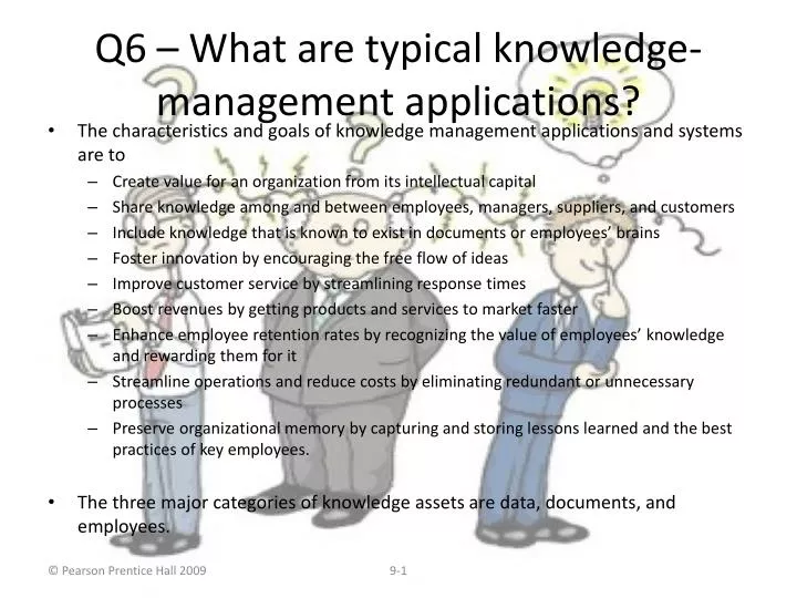 q6 what are typical knowledge management applications