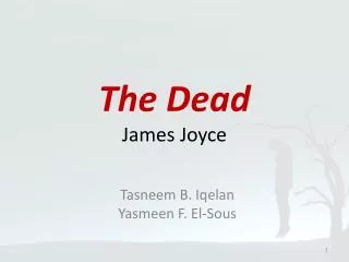 The Dead James Joyce