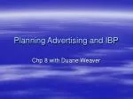 Planning Advertising and IBP - slide 1