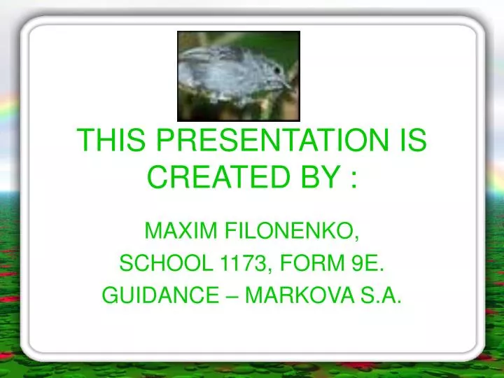 this presentation is created by