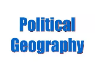 Political Geography