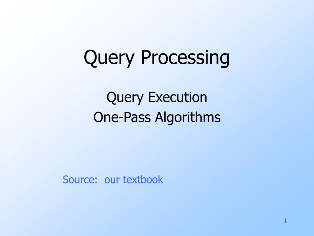 PPT - Query Processing PowerPoint Presentation, free download - ID:1116464