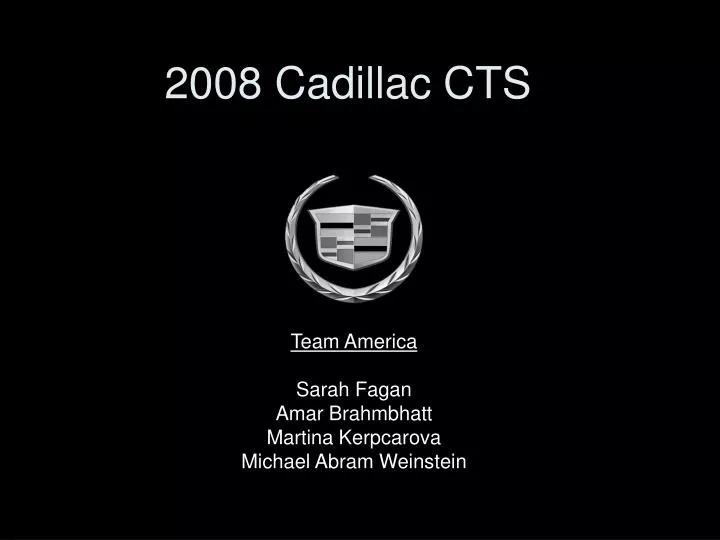 2008 cadillac cts