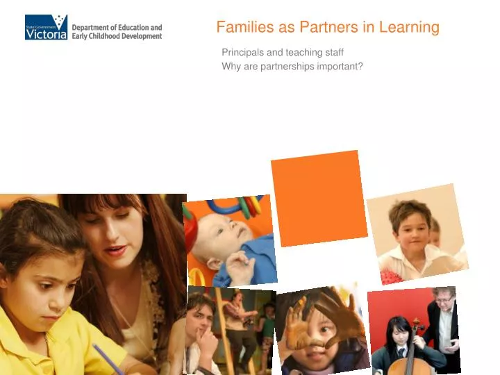families as partners in learning