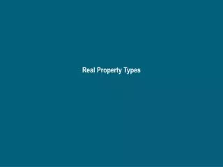 Real Property Types