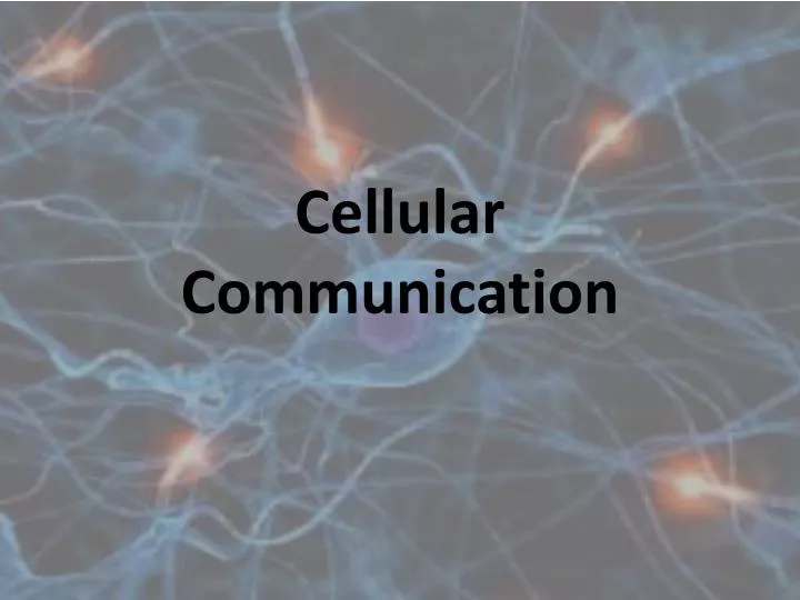 cellular communication