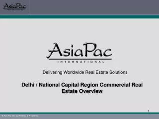 Delivering Worldwide Real Estate Solutions