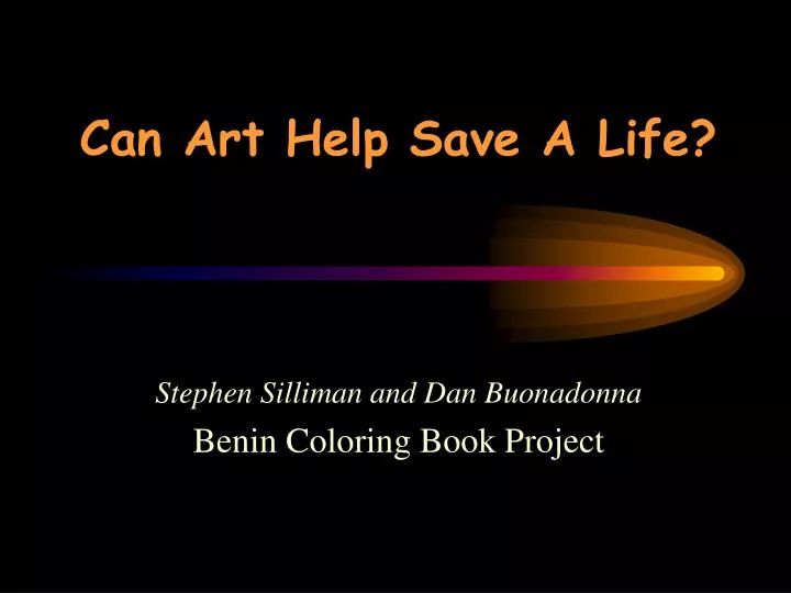 can art help save a life