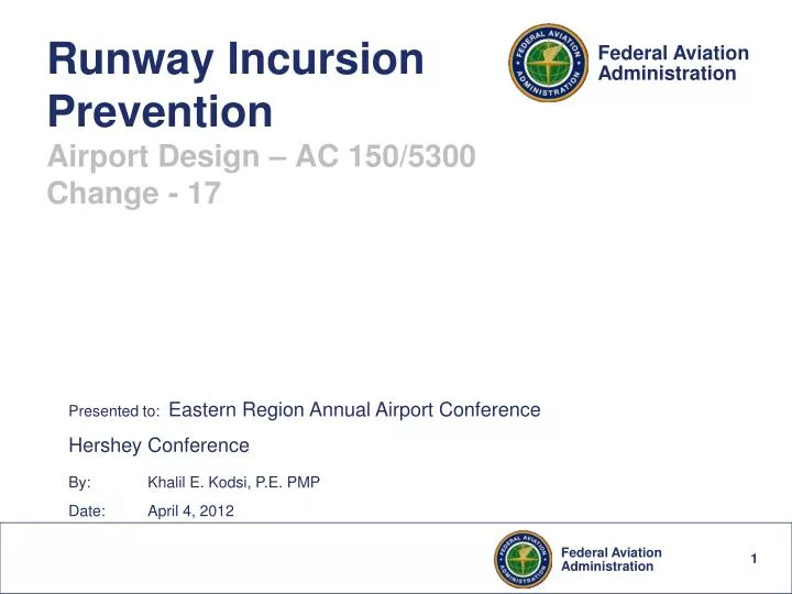 runway incursion prevention airport design ac 150 5300 change 17