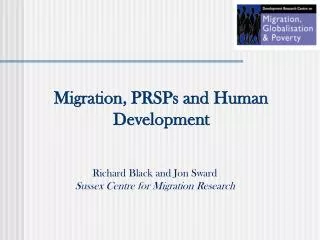 Migration, PRSPs and Human Development