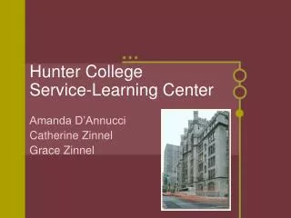 Hunter College Service-Learning Center