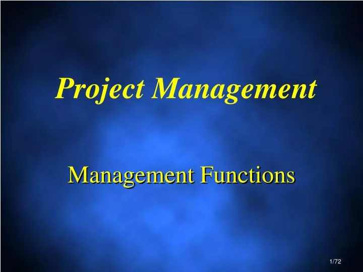 management functions