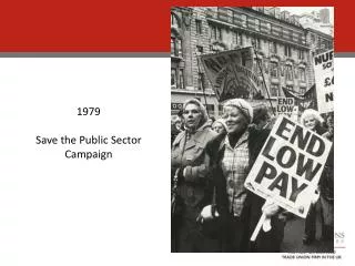 1979 Save the Public Sector Campaign