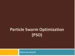 Particle Swarm Optimization (PSO) - slide 1