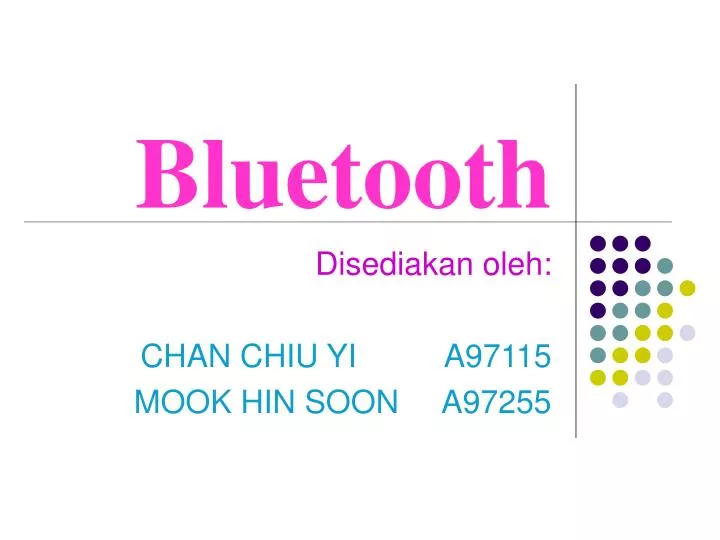 bluetooth