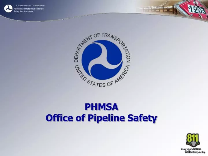 phmsa office of pipeline safety