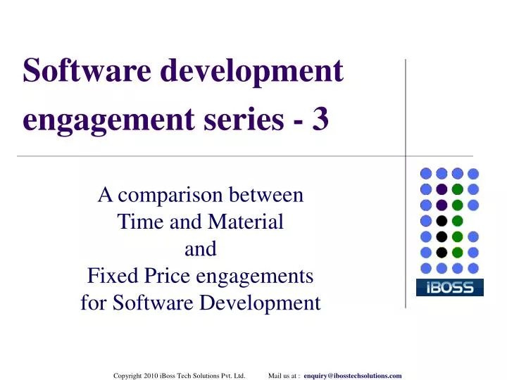 software development engagement series 3
