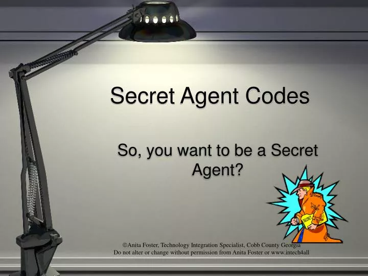secret agent codes