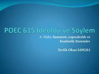 poec 615 deoloji ve s ylem
