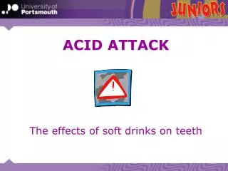 The effects of soft drinks on teeth