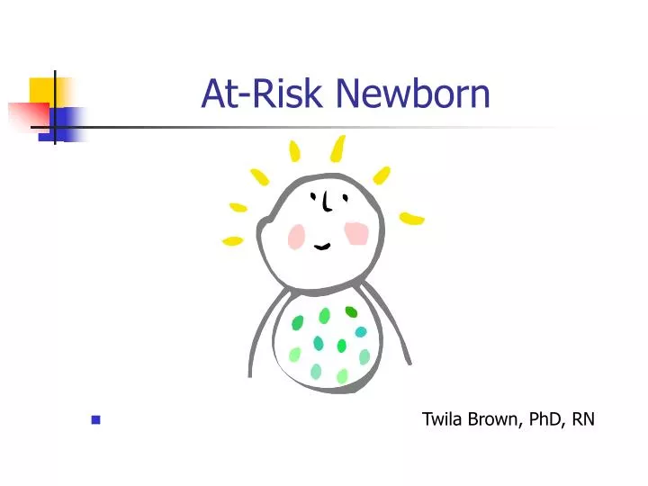 at risk newborn