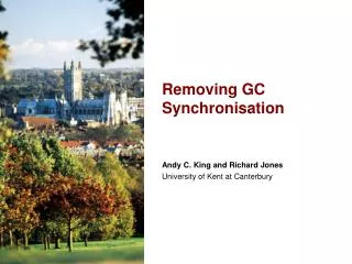 Removing GC Synchronisation