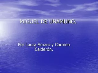 miguel de unamuno
