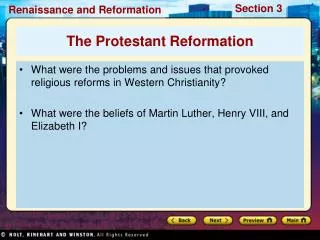 What were the problems and issues that provoked religious reforms in Western Christianity?