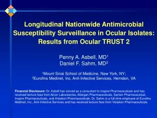 Longitudinal Nationwide Antimicrobial Susceptibility Surveillance in Ocular Isolates: Results from Ocular TRUST 2
