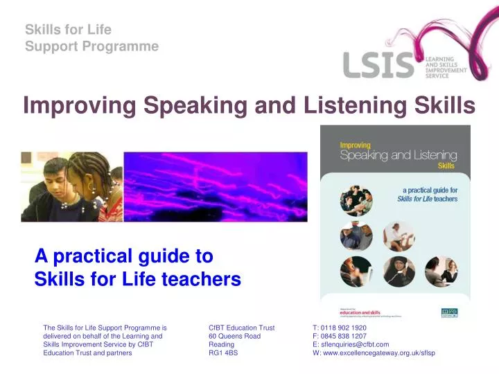 improving speaking and listening skills