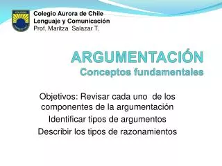 argumentaci n conceptos fundamentales