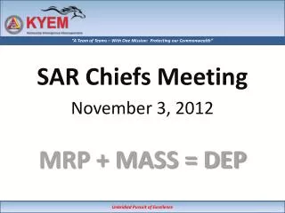 MRP + MASS = DEP