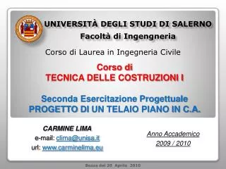universit degli studi di salerno