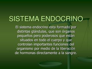 sistema endocrino