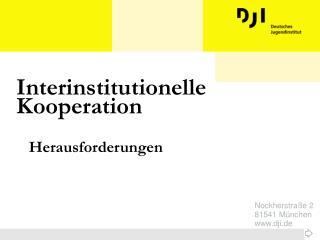 Interinstitutionelle Kooperation