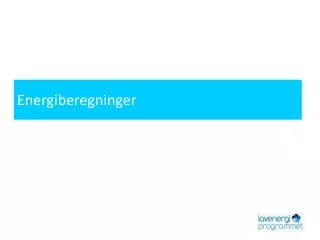 energiberegninger