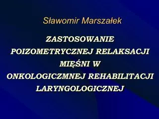 s awomir marsza ek