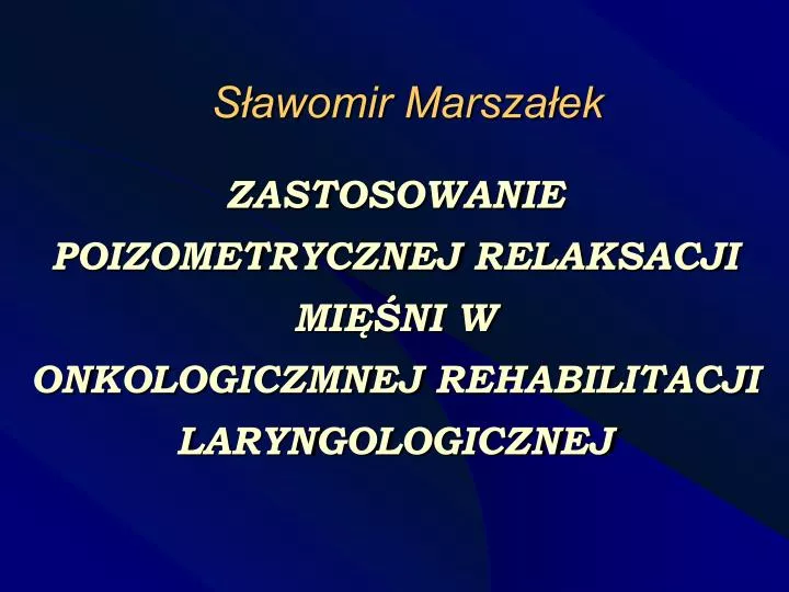 s awomir marsza ek