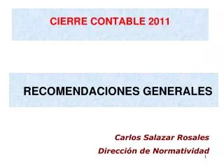 cierre contable 2011