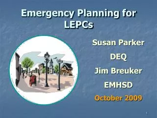 Emergency Planning for LEPCs