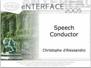 Speech Conductor
