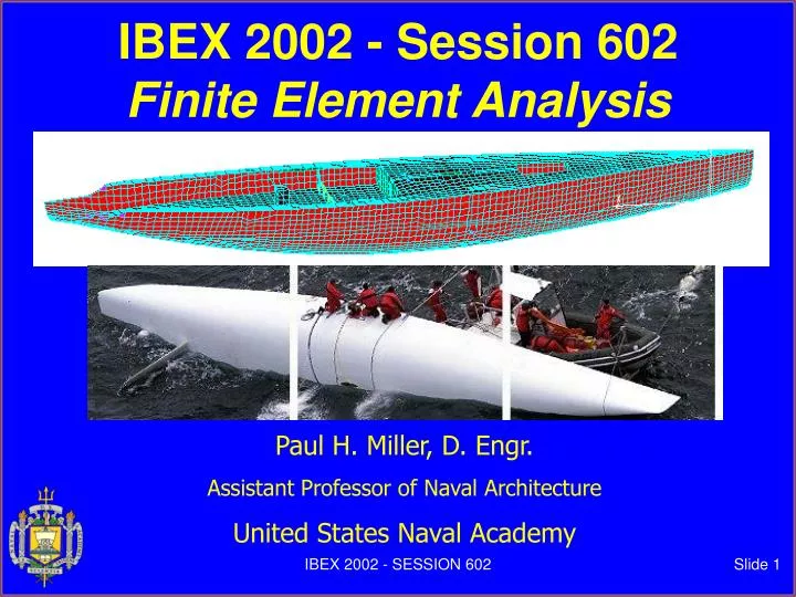 ibex 2002 session 602 finite element analysis