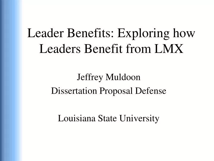 leader benefits exploring how l eaders benefit from lmx