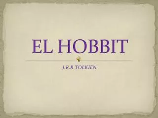 el hobbit