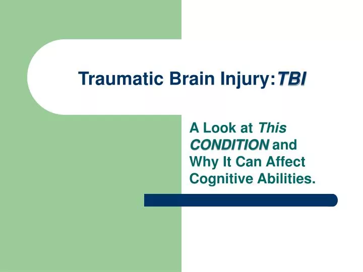 traumatic brain injury tbi